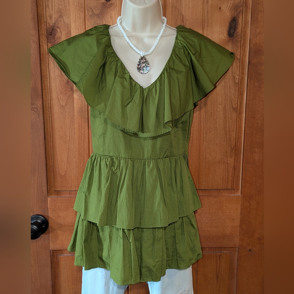 A New Day Olive Green‎ Mini Dress/Tunic